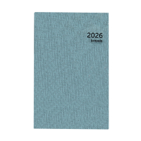 Brepols Saturnus Luxe Dubletta agenda journalier avec répartition par demi-heure 2026 (1 jour par page) 4 langues - beige 0.216.5455.99.6.0GR 262436