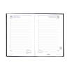 Brepols Saturnus Luxe Dubletta agenda journalier avec répartition par demi-heure 2026 (1 jour par page) 4 langues - bleu 0.216.5455.99.6.0BL 262435 - 2