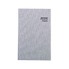 Brepols Saturnus Luxe Dubletta agenda journalier avec répartition par demi-heure 2026 (1 jour par page) 4 langues - gris 0.216.5455.99.6.0GREY 262434 - 1