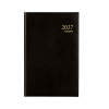 Brepols Saturnus Luxe Lima 2027 agenda avec répartition par demi-heure (1 jour par page) 4 langues - noir 440206 - 1
