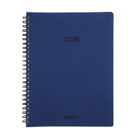 Brepols Timing Calvi agenda semainier 2026 avec répartition par heure (1 semaine sur 2 pages) 6 langues - bleu 0.136.6870.06.4.0 262465