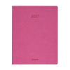 Brepols Timing Colora agenda hebdomadaire format horaire 2027 (1 semaine par 2 pages) 6 langues - rose 440281 - 1