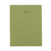 Brepols Timing Colora agenda semainier avec répartition par heure 2026 (1 semaine sur 2 pages) 6 langues - vert 262461 - 1