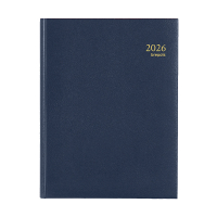 Brepols Timing Lima agenda semainier 2026 avec répartition par heure (1 semaine sur 2 pages) 4 langues - bleu 0.137.1256.06.6.0 262474