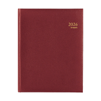 Brepols Timing Lima agenda semainier 2026 avec répartition par heure (1 semaine sur 2 pages) 6 langues - bordeaux 0.136.1256.04.6.0 262417