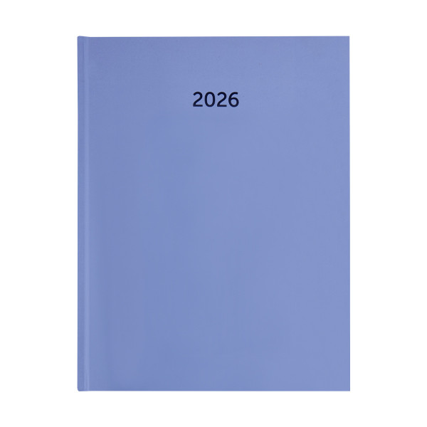 Brepols Timing Sunrise agenda semainier 2026 avec répartition par heure (1 semaine sur 2 pages) 6 langues - bleu 0.136.0275.99.6.0BL 262457 - 1