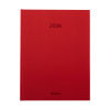 Brepols Timing Sunrise agenda semainier 2026 avec répartition par heure (1 semaine sur 2 pages) 6 langues - rouge 0.136.0275.99.6.0RD 262458 - 1