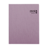 Brepols Timing Toile Ocean agenda semainier 2026 avec répartition par heure (1 semaine sur 2 pages) 6 langues - rose/rouge 0.136.2065.99.6.0RD 262463 - 1