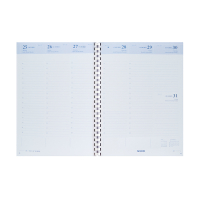 Brepols Timing recharge pour agenda semainier avec répartition par heure 2026 (1 semaine sur 2 pages) 4 langues 0.137.9900.00.2.0 262475