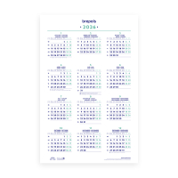 Brepols calendrier annuel 2026 4 langues 262526
