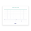 Brepols calendrier hebdomadaire non daté (56 feuilles) ANGL - orange 1.890.9900.99.5.0OR 262550 - 2