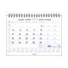 Brepols calendrier mensuel 2026 4 langues