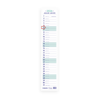 Brepols calendrier ruban 2026 bilingue 262530