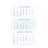 Brepols calendrier trimestriel 2026 4 langues 262525