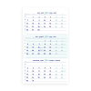 Brepols calendrier trimestriel 2026 4 langues