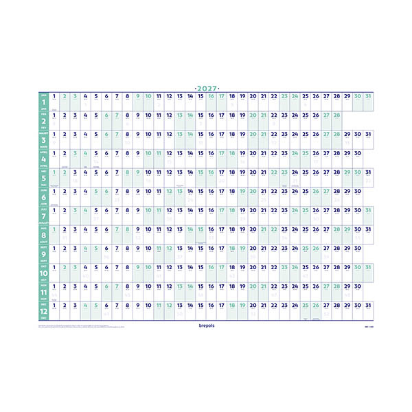 Brepols planificateur annuel 2027 bilingue 440245 - 1