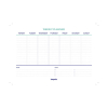 Brepols planning semainier non daté (56 feuilles) ANGL - vert clair 440239 - 2