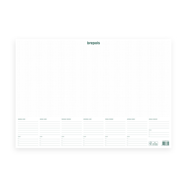 Brepols sous-main de bureau 35 x 50 cm bilingue 1.844.9900.00.6.0 262533 - 1