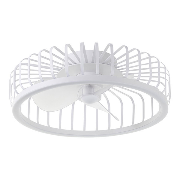Ventilateur de plafond avec éclairage LED | Capo | Ø 48 cm | 2700-6500K | Blanc | 36W | Brillant LBR00004 - 2