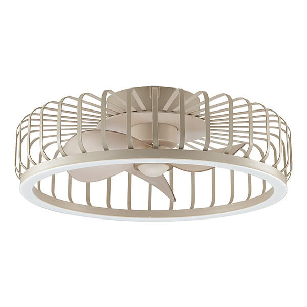 Ventilateur de plafond avec éclairage LED | Capo | Ø 48 cm | 2700-6500K | Couleur sable | 36W | Brillant LBR00006 - 2