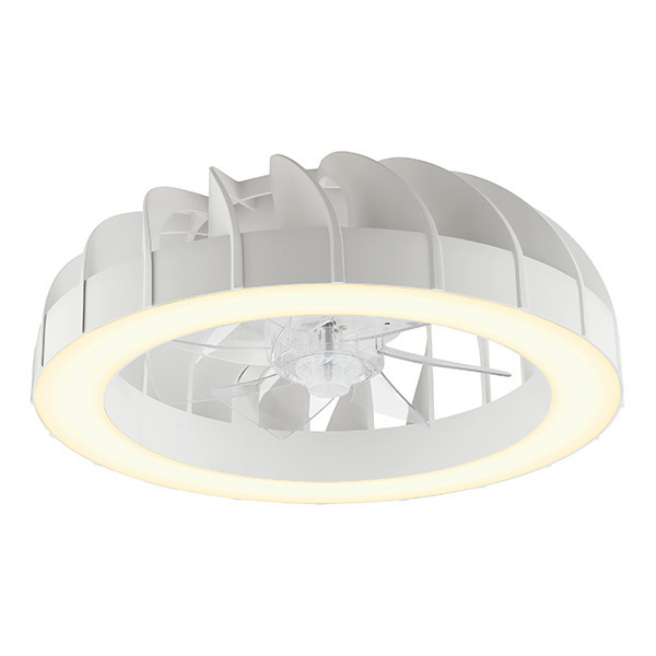 Ventilateur de plafond avec éclairage LED | Fanora | Ø 46 cm | RGBIC + 2700-6500K | Blanc | 30W | Brillant LBR00007 - 2