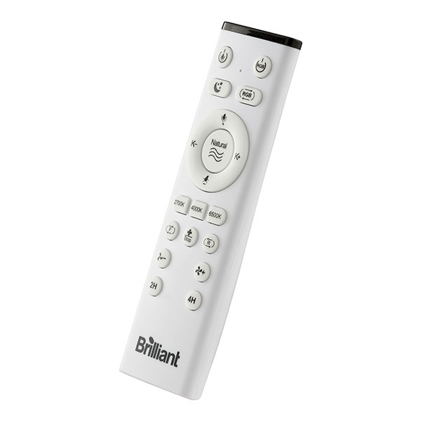 Ventilateur de plafond avec éclairage LED | Fanora | Ø 46 cm | RGBIC + 2700-6500K | Blanc | 30W | Brillant LBR00007 - 5