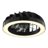 Ventilateur de plafond avec éclairage LED | Fanora | Ø 46 cm | RGBIC + 2700-6500K | Noir | 30W | Brillant LBR00008 - 2