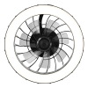 Ventilateur de plafond avec éclairage LED | Fanora | Ø 46 cm | RGBIC + 2700-6500K | Noir | 30W | Brillant LBR00008 - 3
