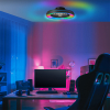 Ventilateur de plafond avec éclairage LED | Mazzaro | Ø 48,5 cm | RGBIC + 3000-6500K | Noir | 40W | Brillant LBR00012 - 4