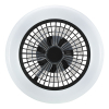 Ventilateur de plafond avec éclairage LED | Montero | Ø 42 cm | 2700-6500K | Noir | 20W | Brillant LBR00011 - 3