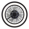 Ventilateur de plafond avec éclairage LED | Palmero | Ø 46,6 cm | RGBIC + 2700-6500K | Noir | 40W | Brillant LBR00013 - 2