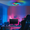 Ventilateur de plafond avec éclairage LED | Salerno | Ø 48,5 cm | RGBIC + 3000-6500K | Noir | 40W | Brillant LBR00001 - 4