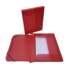 Bronyl boîte à élastiques 25 mm - transparent rouge 440427 - 1