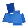 Bronyl chemise à élastiques en carton glacé A5 - bleu 440443 - 1