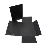 Bronyl chemise à élastiques en carton glacé A5 - noir 440442