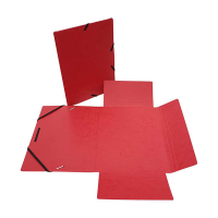 Bronyl chemise à élastiques en carton glacé A5 - rouge 440444