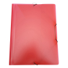 Bronyl chemise en PP A4 - rouge transparent
