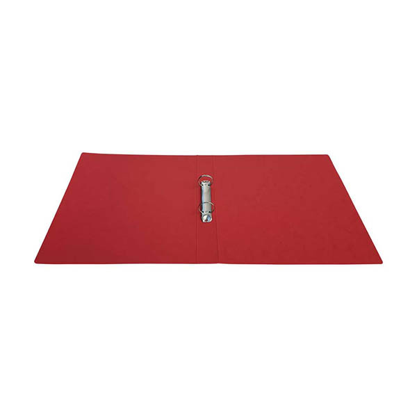 Bronyl classeur à 2 anneaux ronds en carton glacé 25 mm - rouge 440420 - 3