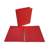 Bronyl classeur à 4 anneaux en forme de O 25 mm carton brillant - rouge 440424