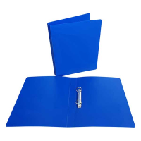 Bronyl classeur à anneaux avec 2 anneaux en D (35 mm) - bleu 347222 402797