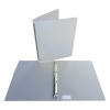 Bronyl classeur 2 anneaux - blanc transparent (25 mm)