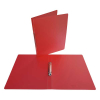 Bronyl classeur 2 anneaux - rouge transparent (25 mm)