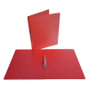 Bronyl classeur 2 anneaux - rouge transparent (35 mm)