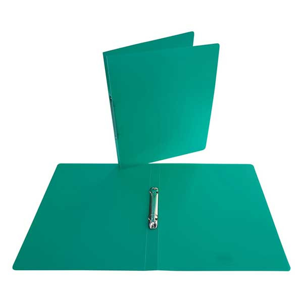 Bronyl classeur 2 anneaux - vert transparent (25 mm) 344164 402772 - 1