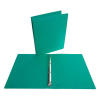 Bronyl classeur 2 anneaux - vert transparent (25 mm)