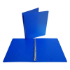 Bronyl classeur 4 anneaux - bleu transparent (35 mm)