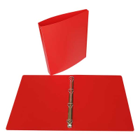 Bronyl classeur 4 anneaux - rouge (35 mm) 347283 402793