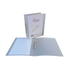 Bronyl classeur personnalisable à 2 anneaux ronds 25 mm - transparent blanc