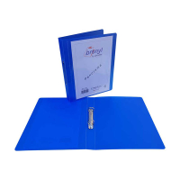 Bronyl classeur personnalisable à 2 anneaux ronds 25 mm - transparent bleu 440415