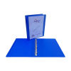 Bronyl classeur personnalisable à 4 anneaux ronds 25 mm - transparent bleu 440417 - 1